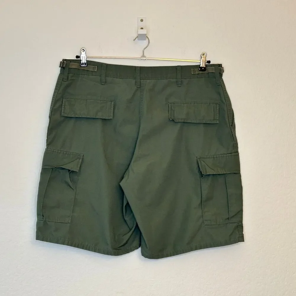 Propper Cargo Shorts Mens L Green Ripstop Adjustable Utility Military Outdoor - Picture 9 of 13